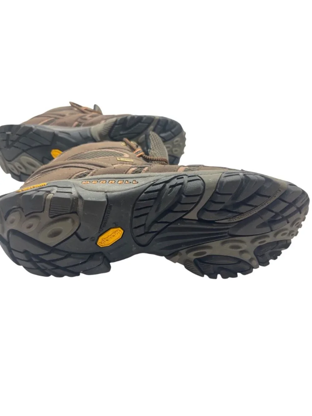Merrell Mens Gore-Tex Hiking Boots Brown 11.5 US Vibram Sole Durable Outdoor Gea